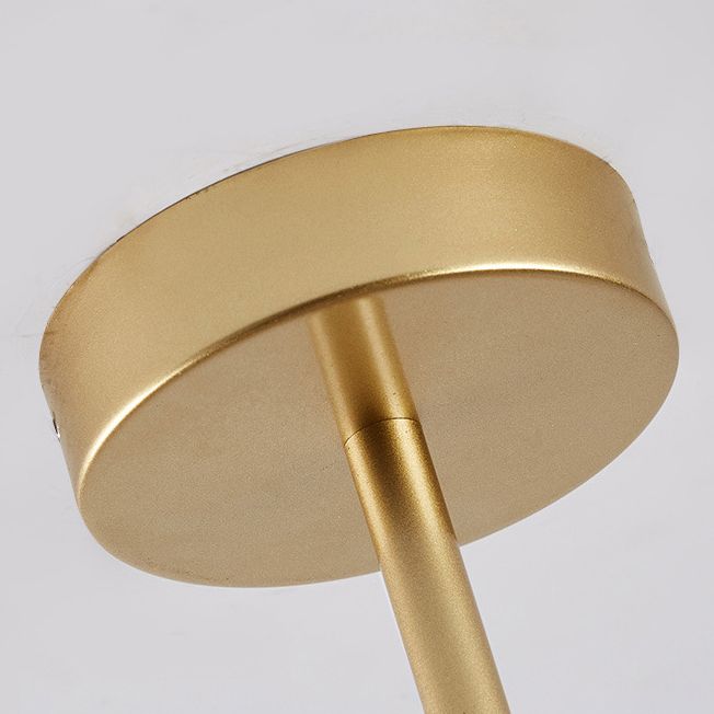 Leche de lámpara de sombra de pelota de vidrio blanco Estilo moderno Múltiples luces de la sala de estar accesorio de iluminación de la sala de estar