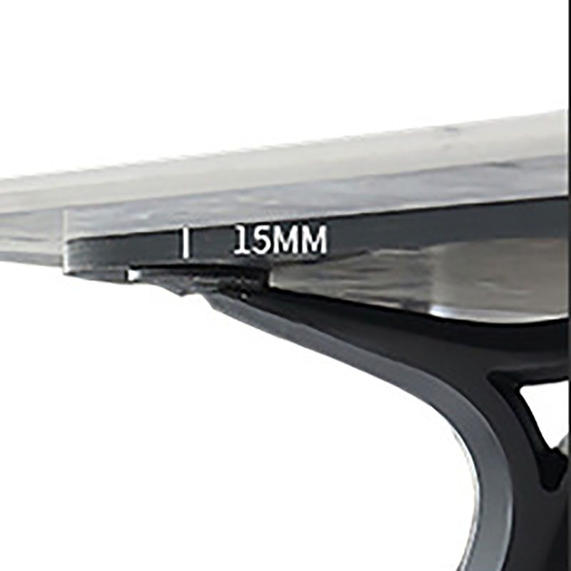 Traditional Luxury Table White Stone Rectangle Dining Table for Home