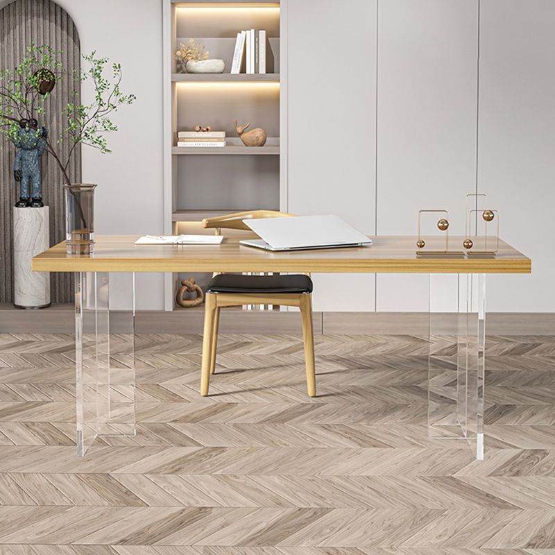 Modern 1/2 Pieces Dining Set Rectangle Pine Wood Dining Table for Dining Room