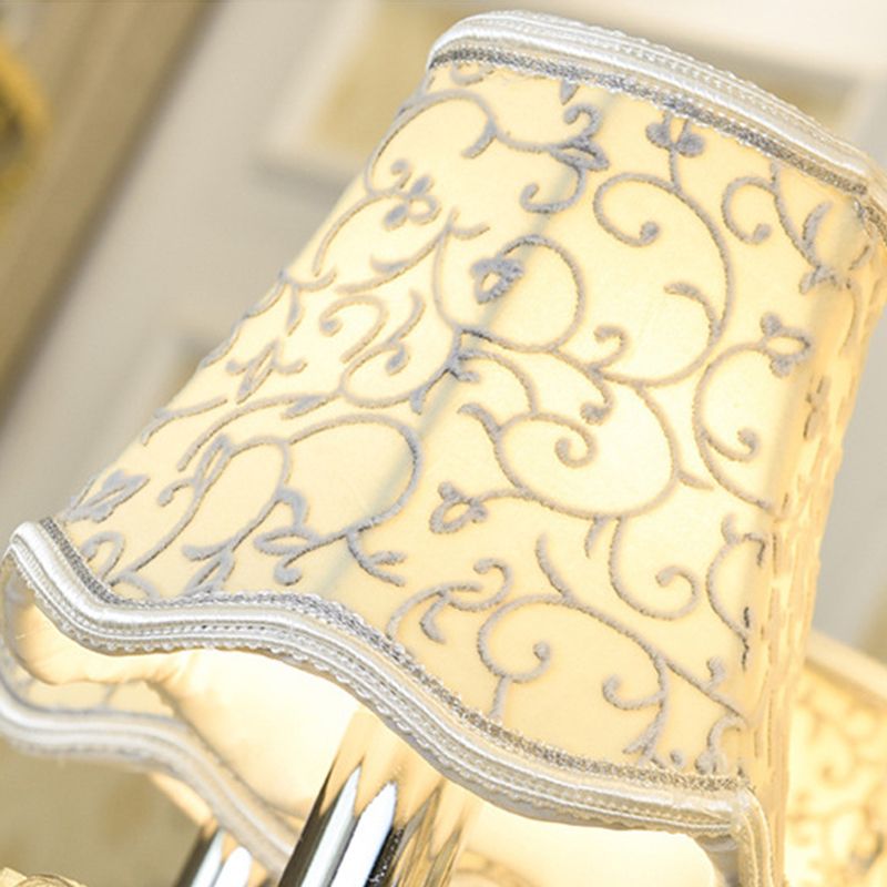 Candle Crystal Pendant Light European Style Chandelier Lighting Fixtures for Living Room