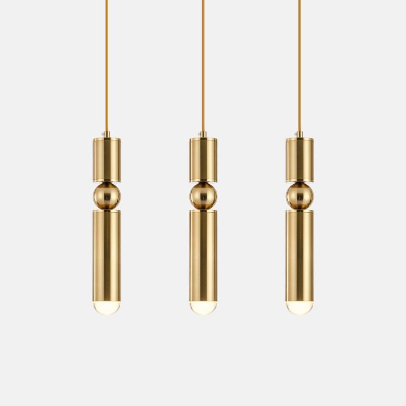 Lámpara de colgante geométrica de luz geométrica para el hogar contemporáneo para el comedor