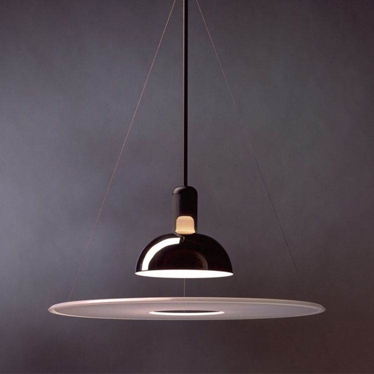 Style moderne 1 Light Pendant Light Metal Hanging Light for Dinning Room