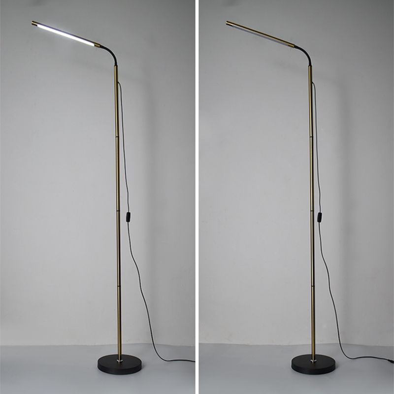 Strip Shape Floor Light 1-Light LED Floor Standing Light with Acrylic Shade