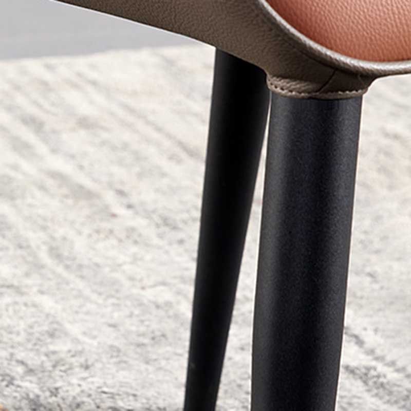 Chaise de style rembourré de style moderne chaise Parsons wingback empilable pour la maison