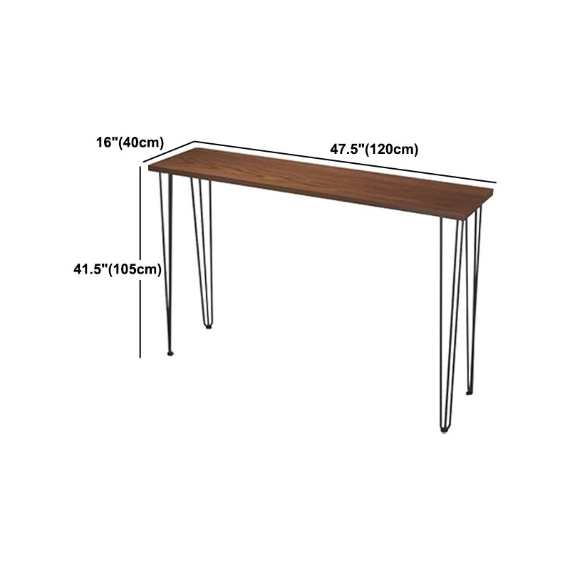 Modern 1/2/3/4 Pieces Wooden Pub Table Set Fixed Table Counter Table for Dining Room