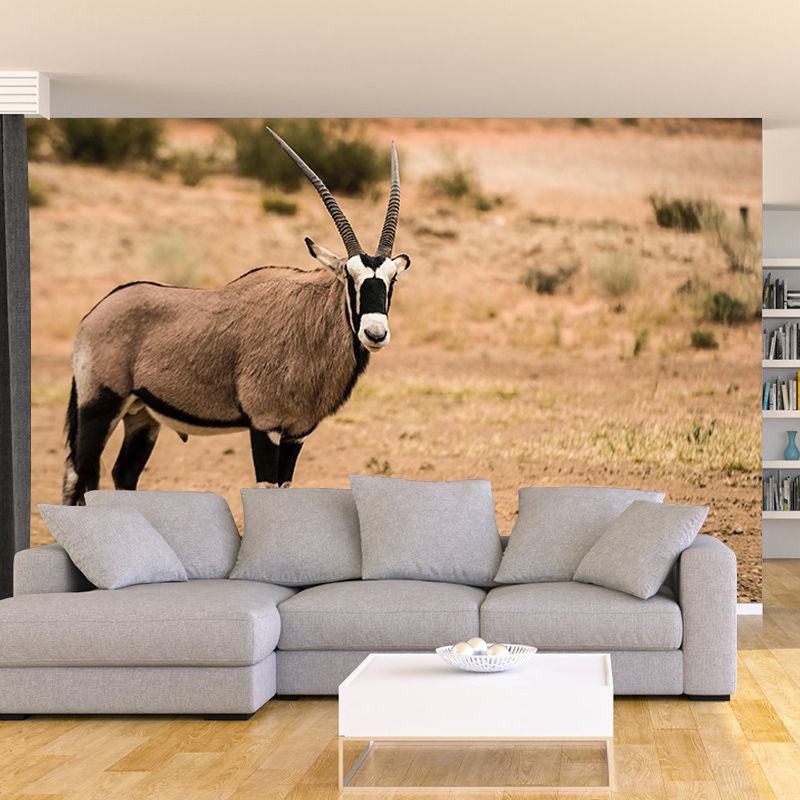 Mildew Contemporary Style Wild Animal Mural Wallpaper Resistant Wall Art