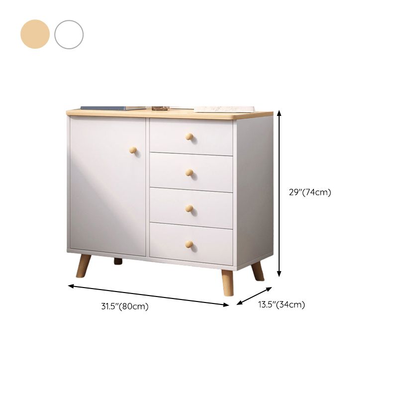 Contemporary Combo Dresser Solid Wood Bachelor's Chest for Home