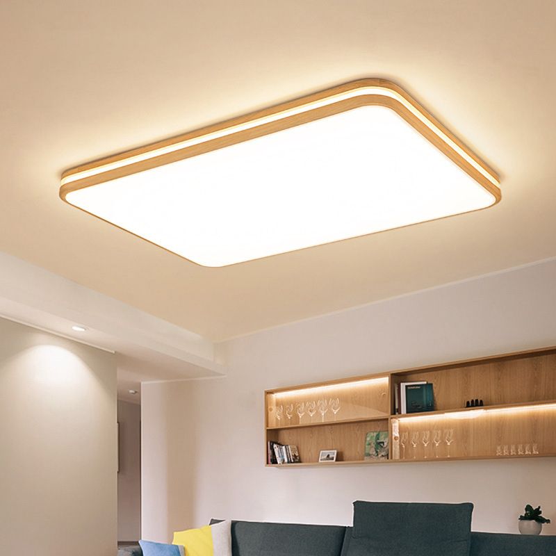 Plafonnier moderne en acrylique à 1 lumière, luminaire de plafond pour chambre à coucher