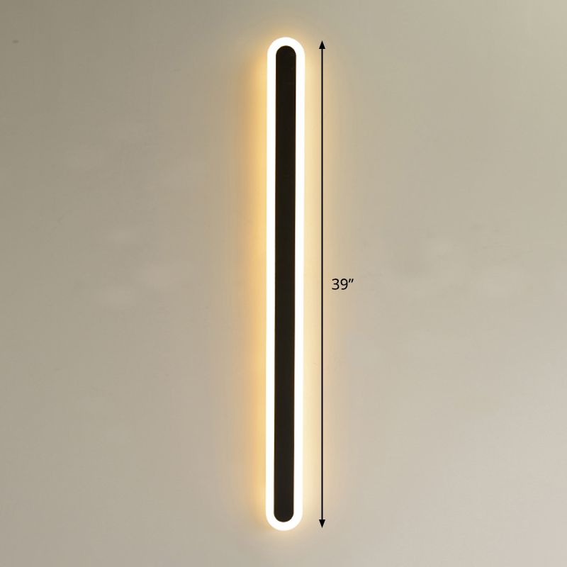 Elíptico acrílico Flush Monte Medina Simplicidad Simplicidad LED MONTINUACIÓN PARA AISLE