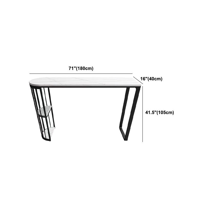 Modern 1/3/5 Pieces Bar Table Set Stone Counter Table with High Stools