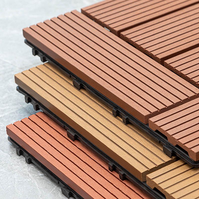 Classical Wooden Flooring Tiles Interlocking Garden Patio Flooring Tiles
