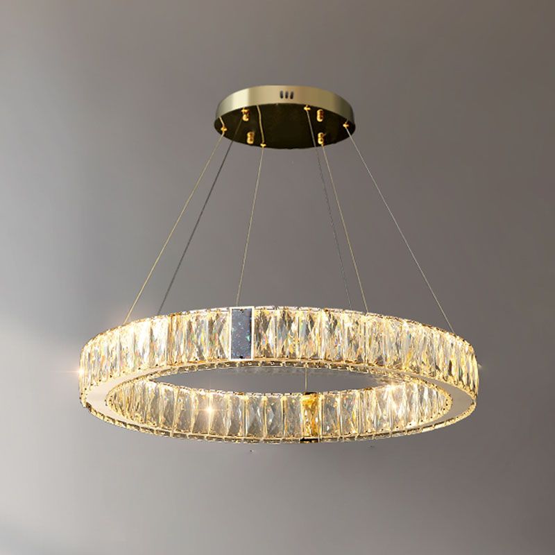 Modern Simple Light Luxury Style Led Hangende kroonluchter Licht voor woonkamer eetkamer