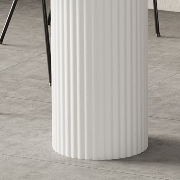 Contemporary Style Dining Table White Dinner Table for Home Kitchen Dinner