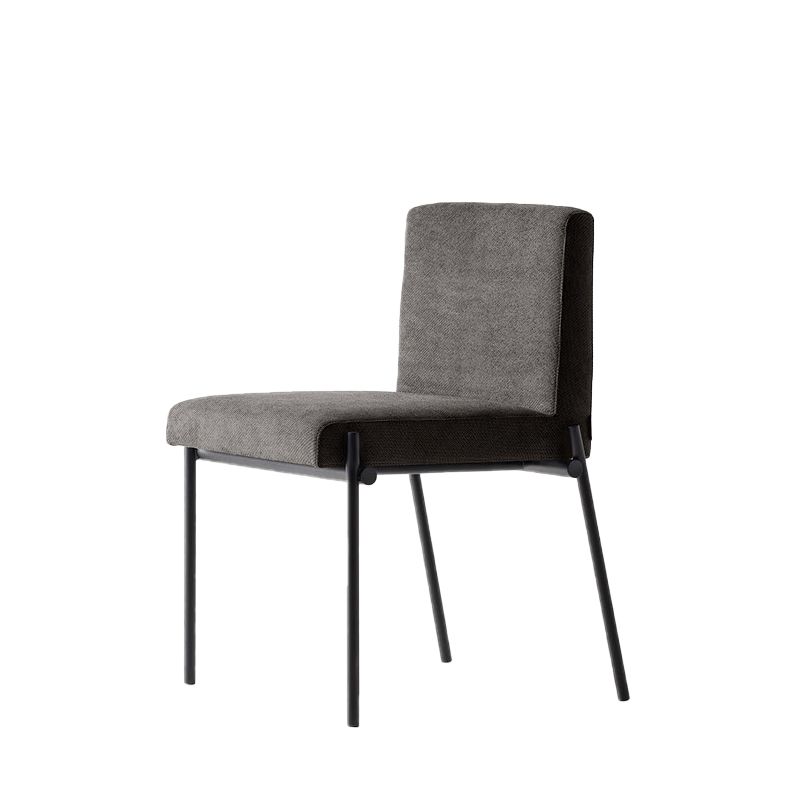 Industrial Dining Room Upholstered Armless Parsons Dining Side Chair