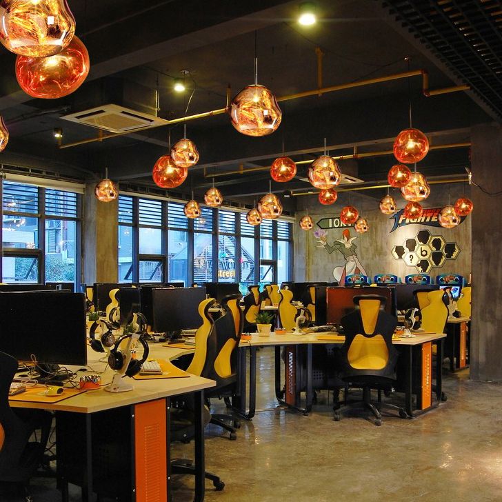 1-Ligth Mouth-Blown Glass Pendant Lighting Fixtures Minimalism Ceiling Pendant for Living Room