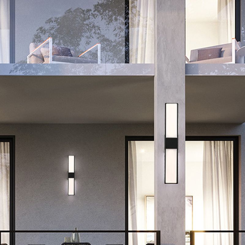 Lámparas de pared LED rectangulares opcionales de 3 color