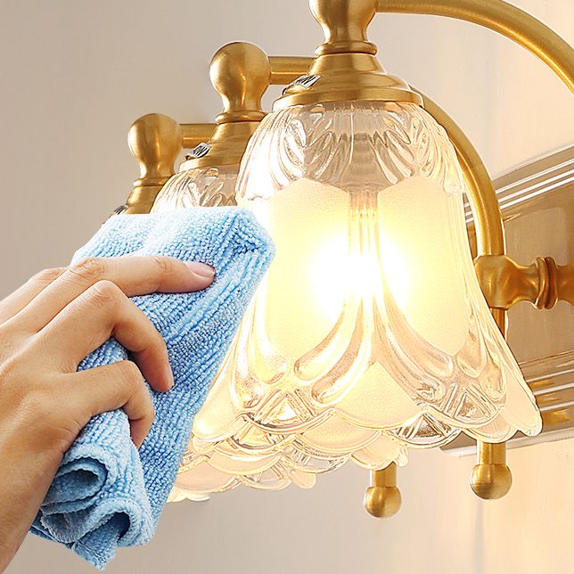 Lampade a parete di vanità armate stravaganza leggera Luci da vanità in stile retrò