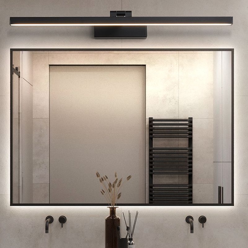 Metal Armed Led Vanity Light Fixtures Modern Style 1-Light Flush Mount Wall Sconce