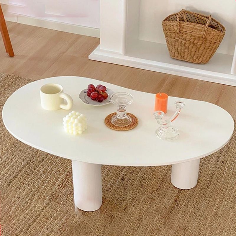 Contemporary Coffee Table 3 Legs Solid Wood Coffee Cocktail Table