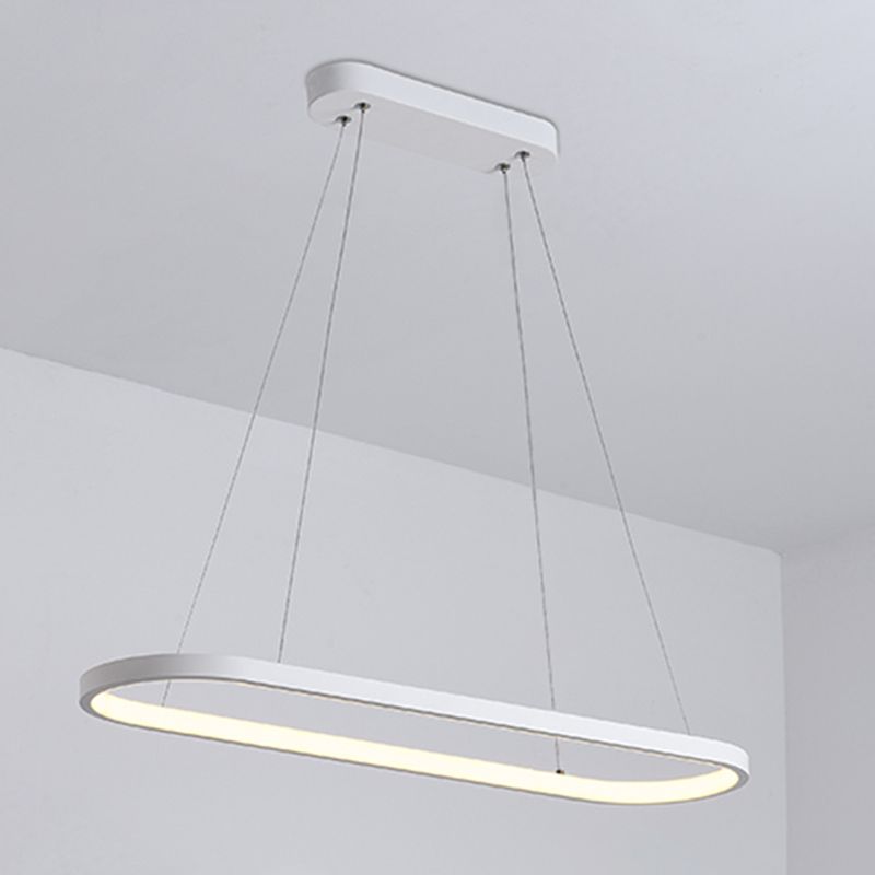 Araña de araña geométrica moderna lámpara de araña de metal de araña de metal