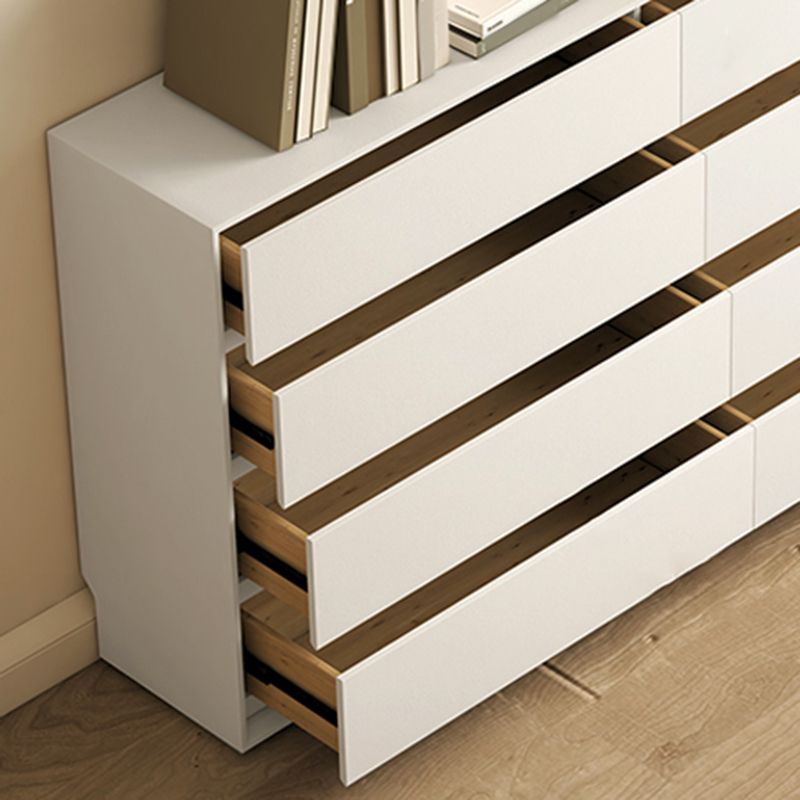 Contemporary Pine Horizontal Storage Chest with Soft-Close Drawers for Home