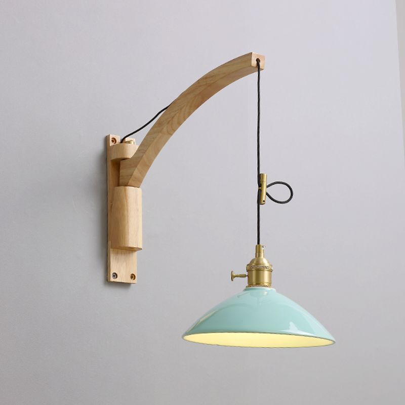 Wood Wall Sconce Light Modern Creative Wall Light for Bedroom