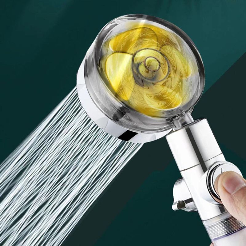 Adjustable Shower Head Modern Round Shower Combo with Single Setting