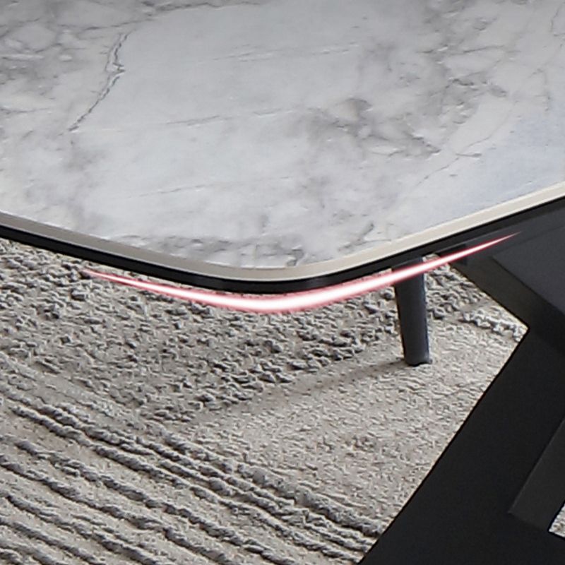 Moderno 1/4/5/7 Piezas Conjunto de comedor Rectángulo Rectáneo de la mesa de comedor de piedra sinterizada