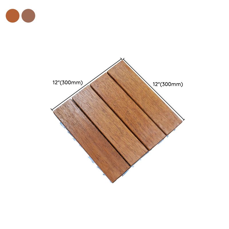 Interlocking Hardwood Flooring Waterproof Wood Flooring Tiles