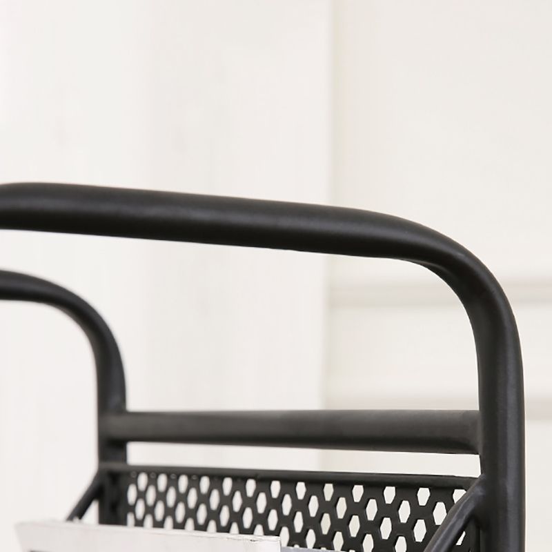 Industrial Closed Back Bookcase Metal Standard Bookshelf with Shelves