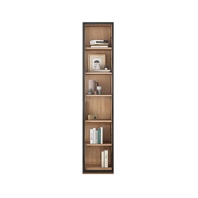 Solid Wood Bookcase Contemporary Style Bookshelf for Home Office Study Room