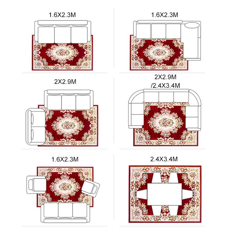 Nordic Ink Traces Teppich, bunt, gemischter Polyester-Teppich, rutschfester Teppich für Heimdekoration
