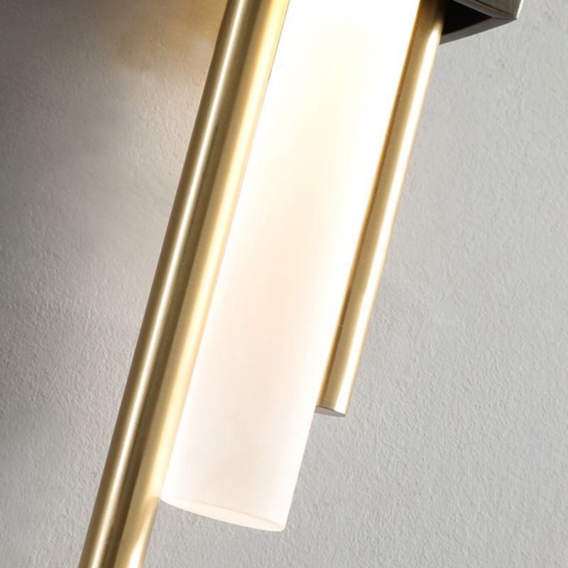 Acconciatura a parete in metallo lineare Stile moderno in stile 2 luci illuminazione a parete