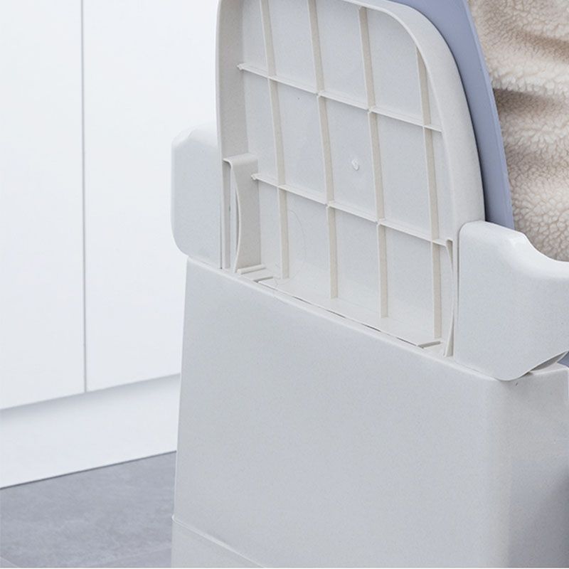 Modern Plastic Toilet Floor Mounted Toilet Bowl with Toilet Seat for Bathroom