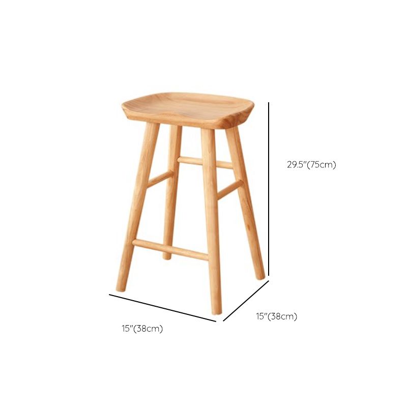 1/2/3 Pieces Solid Wood Bar Table and Stools Contemporary Bar Pub Table Set