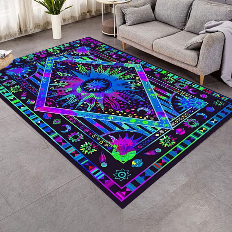 Multicolor Home Decoration Carpet Novelty 3D Animals Printed Area Rug Polyester with Non-Slip Backing Rug