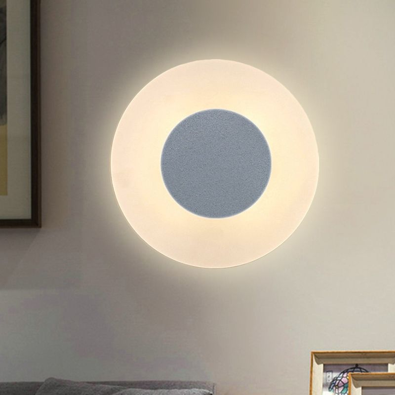 Minimalist Ultra Thin Acrylic Sconce Light Fixture LED Wall Light Sconce in Warm/White/Natural Light