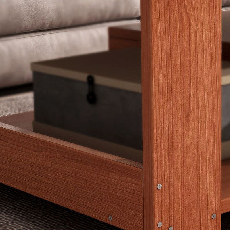 16.5"H Modern Style Wooden Base Top Rectangular Coffee Table