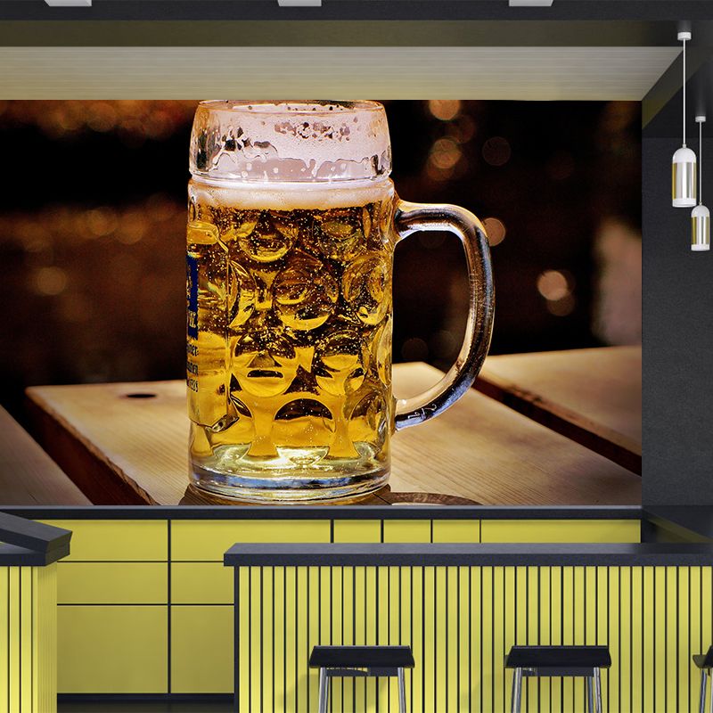 Hedendaagse fotografie Biermuurschildering Lichte kleur Commercieel gebruik Muurkunst voor Club Decor