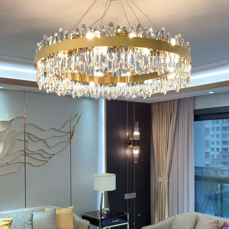 Modern Chandeliers For Foyer Circular Chandelier Pendant Lighting Fixtures