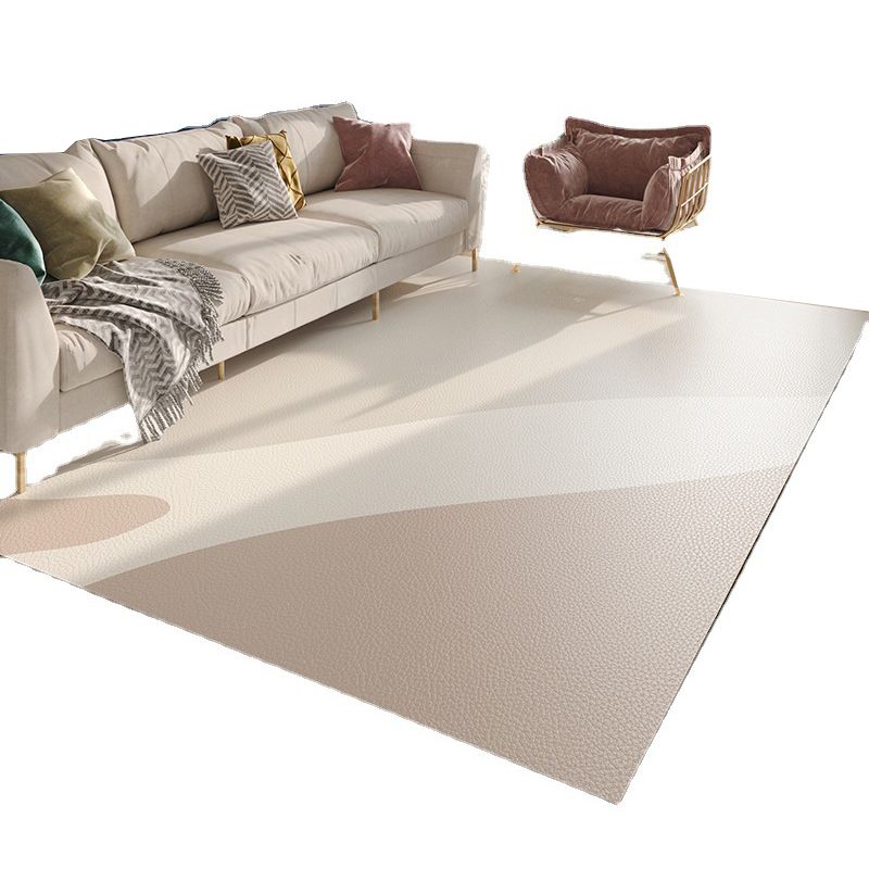 Tapis d'intérieur de couleur beige pvc pvc moderne tapis de support sans glissement pour décoration intérieure
