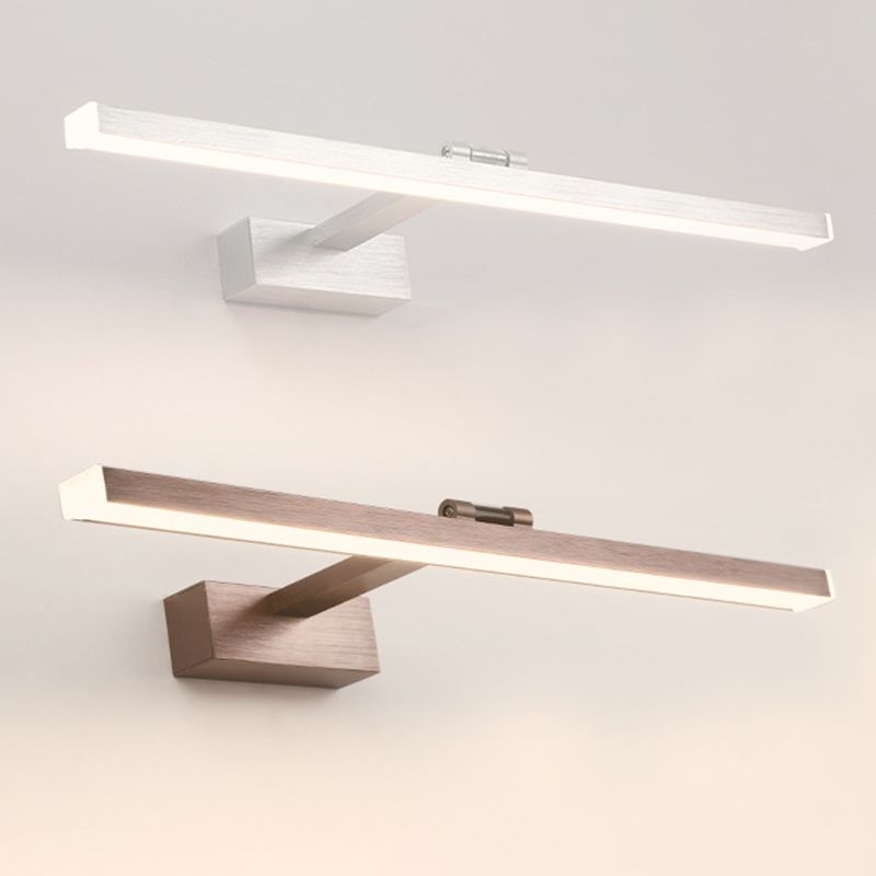 Acrylic Elongated Wall Light Fixture Simplicity LED Sconce Light Fixture for Bathroom