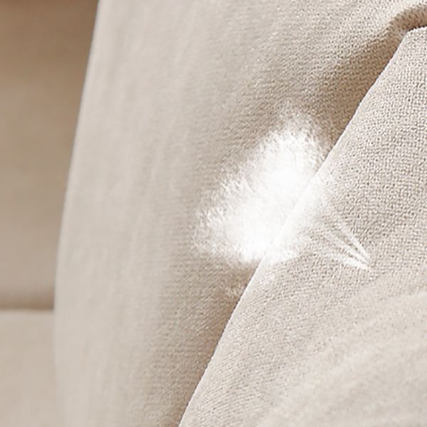 Scandinavian 2 Seater Sofa with 2 Pillows Back and Square Arms