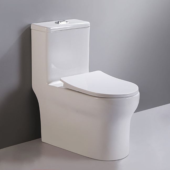 Siphon Jet Urine Toilet One-Piece Toilet Porcelain Floor Mounted Flush Toilet