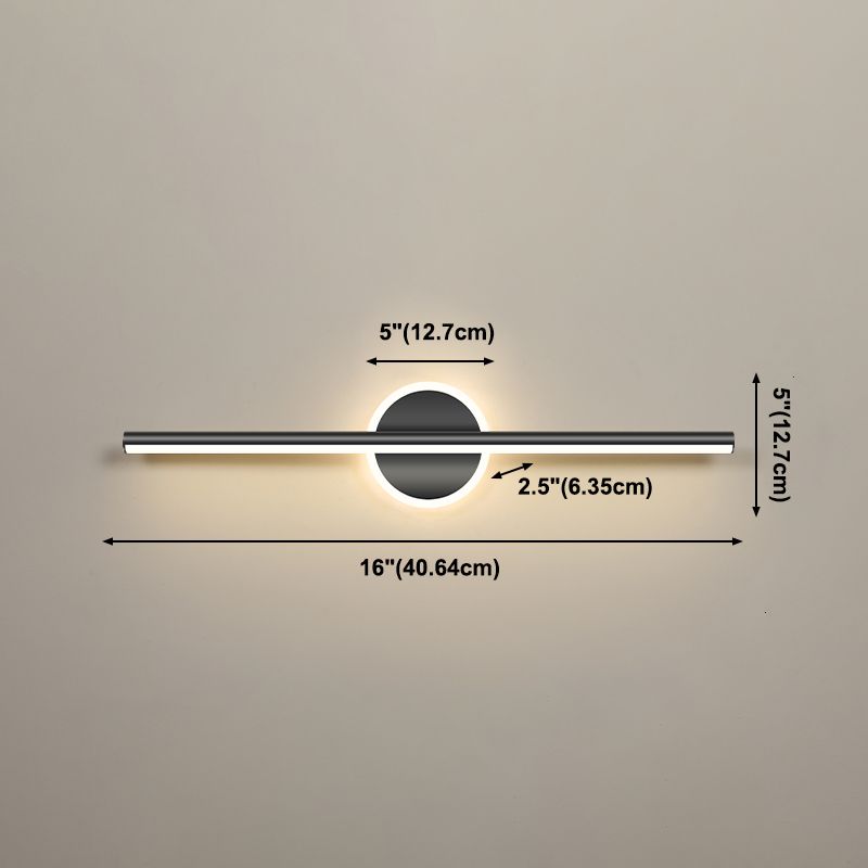 Nordic Modern Mirror Light Long Strip Mirror Lamp Fixture for Bathroom