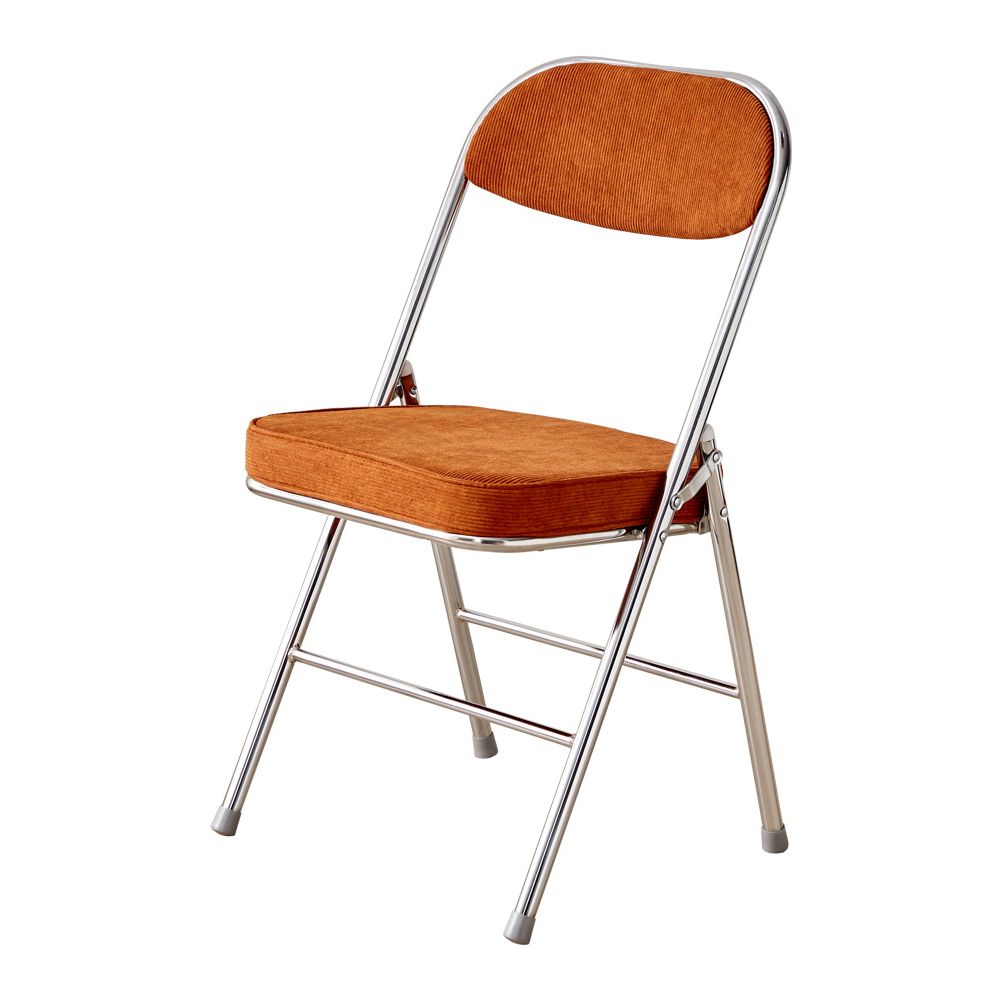 Open Back Dining Side Chair Foldable Upholstered Armless Dining Chairs