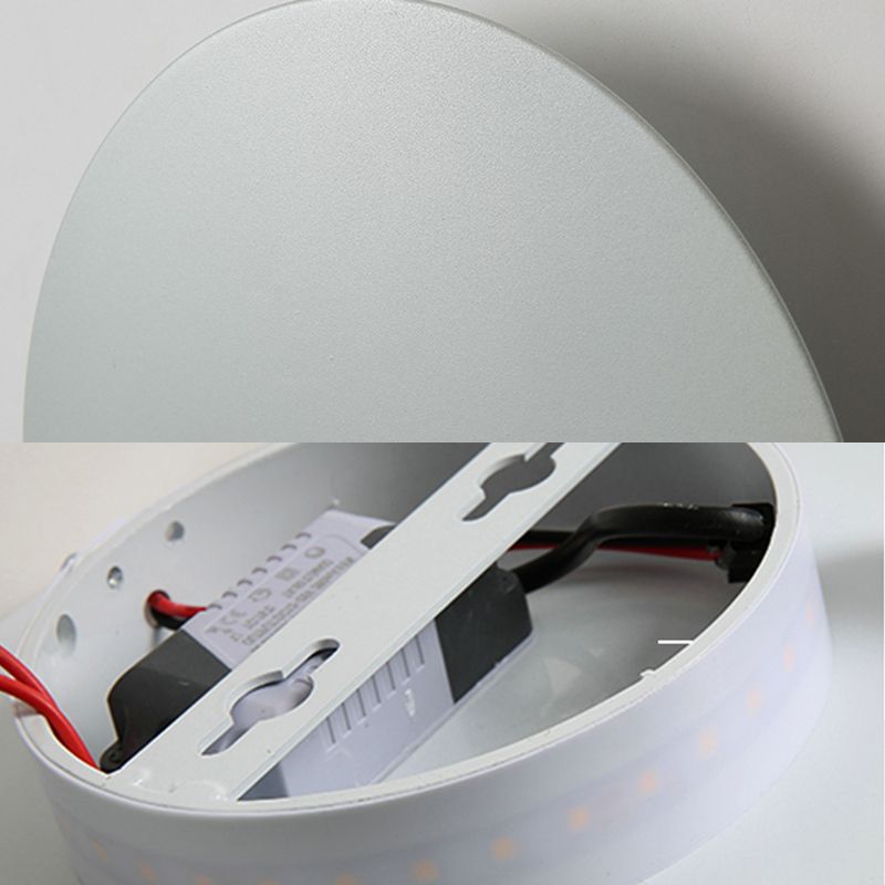 Metal Disc Wall Mount Lighting Modern Style LED Wall Sconce Lighting for Kids Bedroom