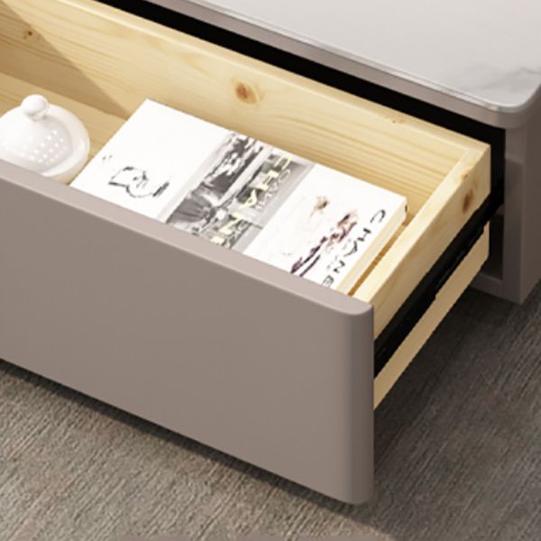 Stone TV Stand Console Contemporary Media Console for Living Room