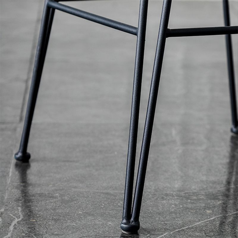 Industrieel ijzer Simple Barstool 26 "H indoor hoge kruk met rechthoekstoel