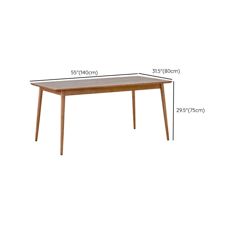 Modern Dining Set 1/4 Pcs Solid Wood Dining Table and Chairs with Bench